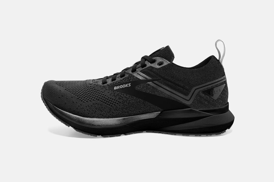 Ricochet 3 Road Brooks Running Shoes NZ Womens - Black - ICROWU-690